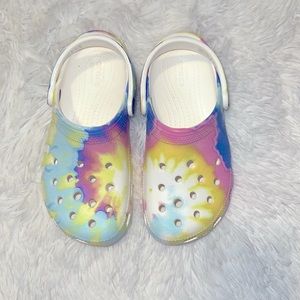 Kids Tie Dye Crocs